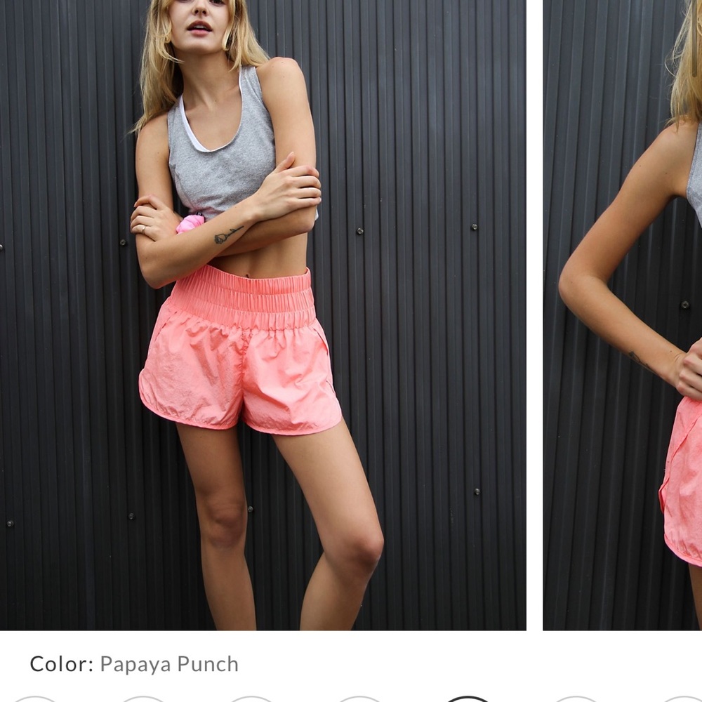 Pink Free People the Way Home Shorts
